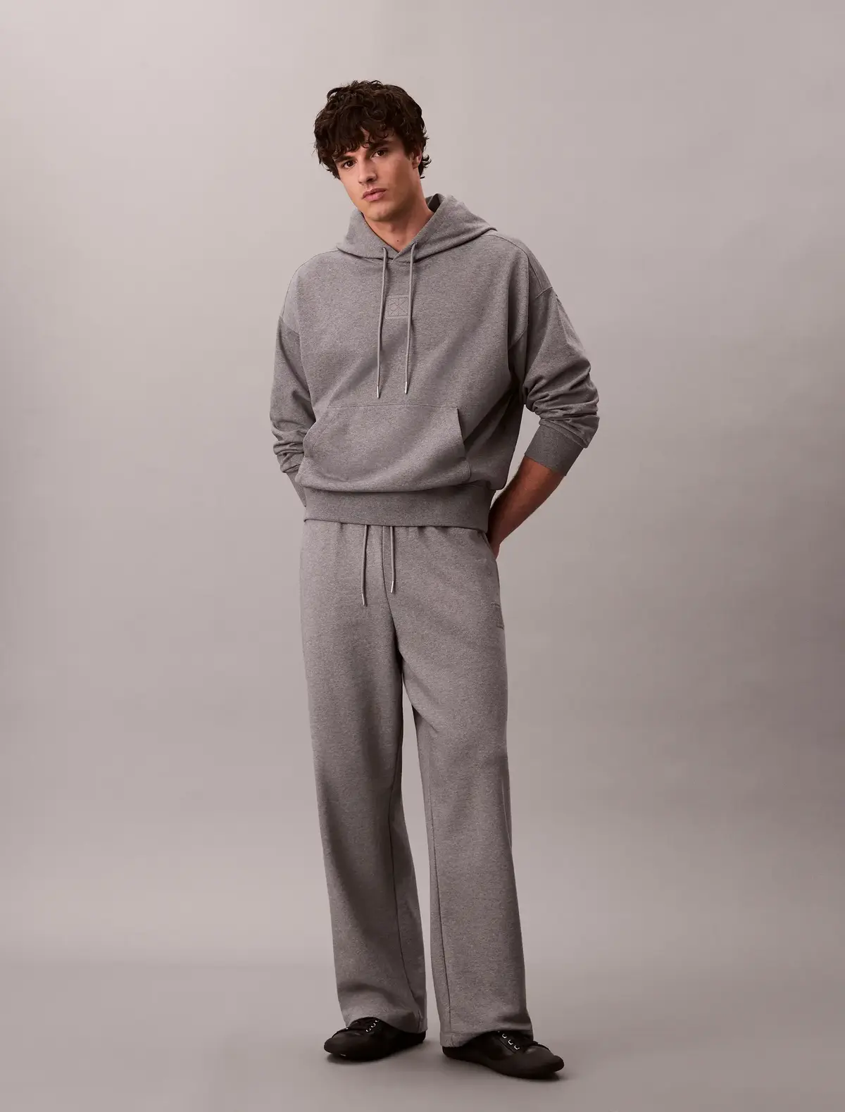 Calvin Klein PREMIUM TERRY CK Gri Erkek Eşofman Alt