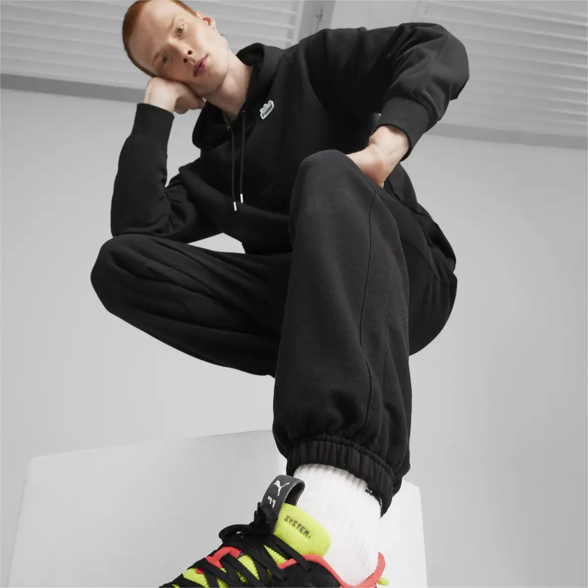 Puma T7 FTF Super Puma Sweatpants Siyah Erkek Eşofman Altı
