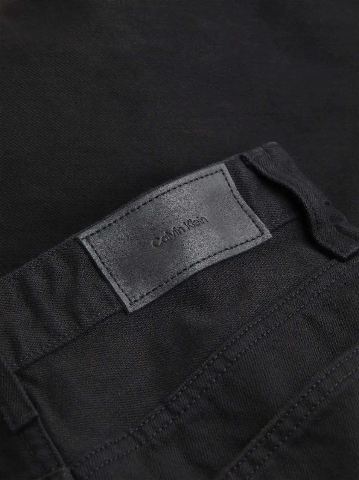 Calvin Klein HR WIDE - FOREVER BL, 1BY Siyah Kadın Jean Pantolon