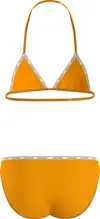 Calvin Klein TRIANGLE BIKINI SET Kadın Turuncu Bikini Takımı