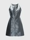 Calvin Klein LIQUID METAL DRESS Kadın Antrasit Elbise