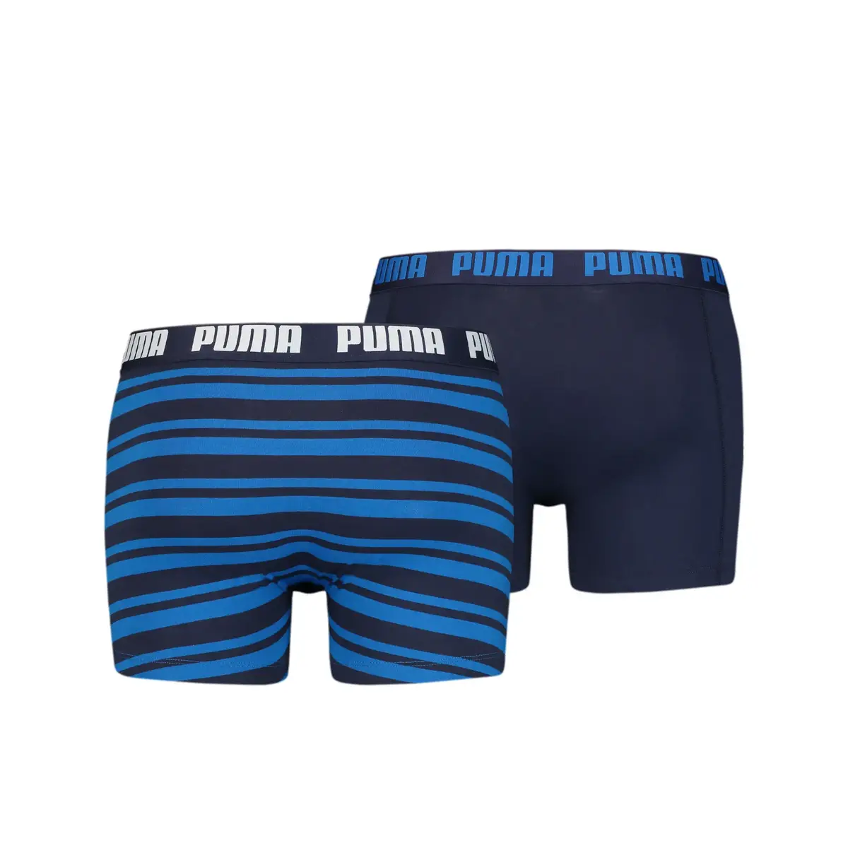 Puma PUMA HERITAGE STRIPE BOXER 2P blue Mavi Erkek 2'li Boxer