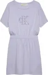 Calvin Klein MONOLOGO METALLIC T-, VGH Mor Çocuk Elbise-Etek