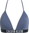 Calvin Klein TRIANGLE-RP, PCP Mavi Kadın Bikini Üstü