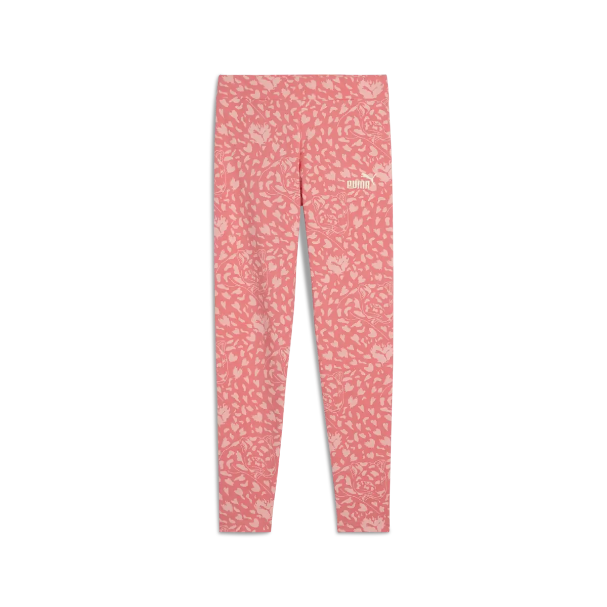 Puma FLAMING LOVE AOP Leggings Pembe Unisex Tayt