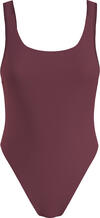 Calvin Klein ONE PIECE Kadın Bordo Mayo