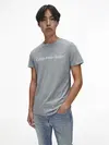 Calvin Klein CORE INSTITUTIONAL L Erkek Gri T-Shirt