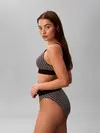 Calvin Klein LIGHTLY LINED BRALET Siyah Hafif Astarlı CK Logolu Bralet