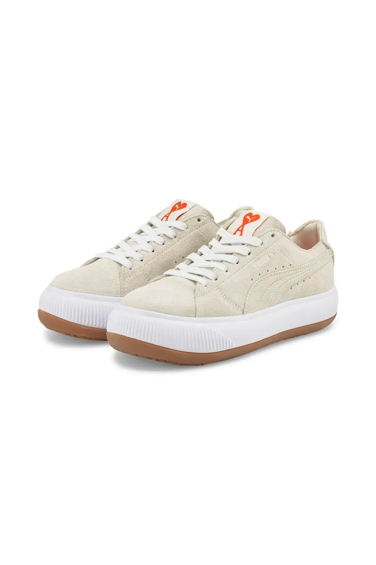 Puma Suede Mayu AMI Deconstruct Bej Kadın Günlük Spor Ayakkabı
