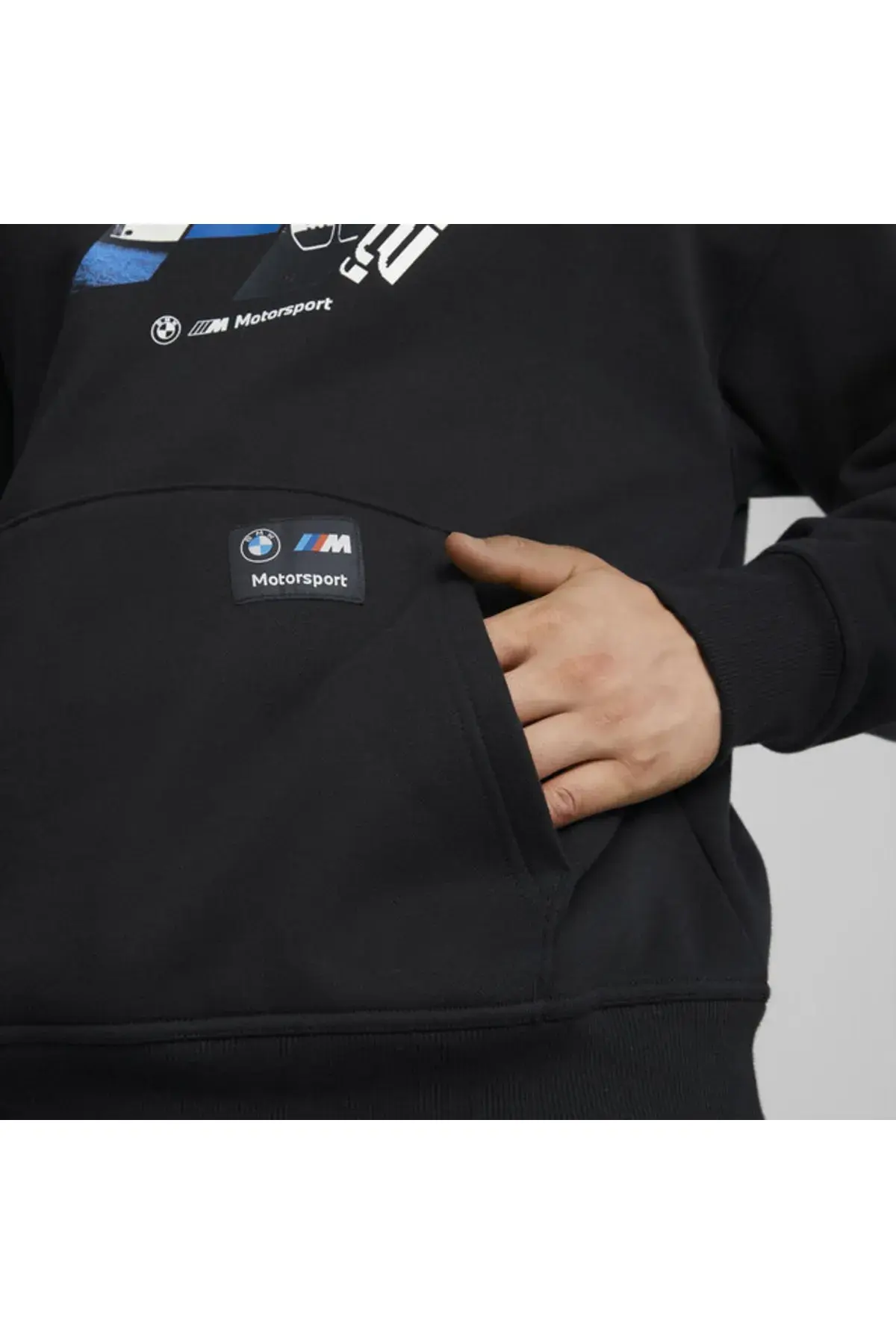 Puma Bmw Mms Graphıc M Hoodıe Siyah Erkek Hoodie