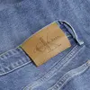 Calvin Klein SLIM TAPER, 1A4 Mavi Erkek Jean Pantolon