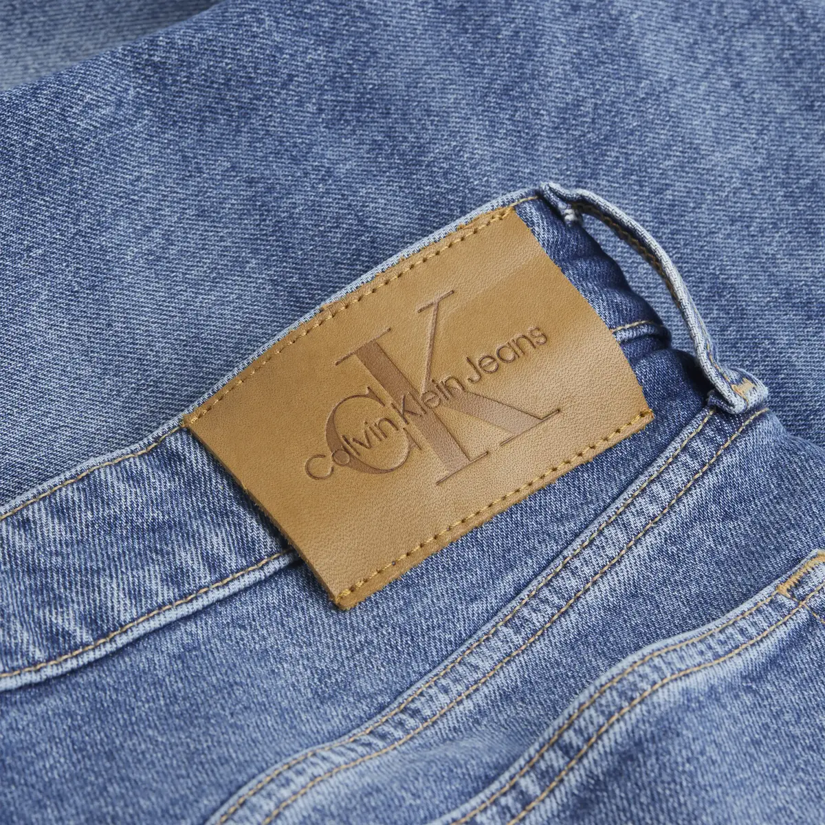 Calvin Klein SLIM TAPER, 1A4 Mavi Erkek Jean Pantolon