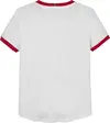 Tommy Hilfiger FLAG TEE SS, YBR Beyaz Kız Çocuk T-Shirt & Polo