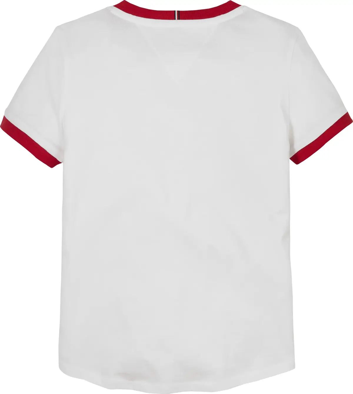 Tommy Hilfiger FLAG TEE SS, YBR Beyaz Kız Çocuk T-Shirt & Polo