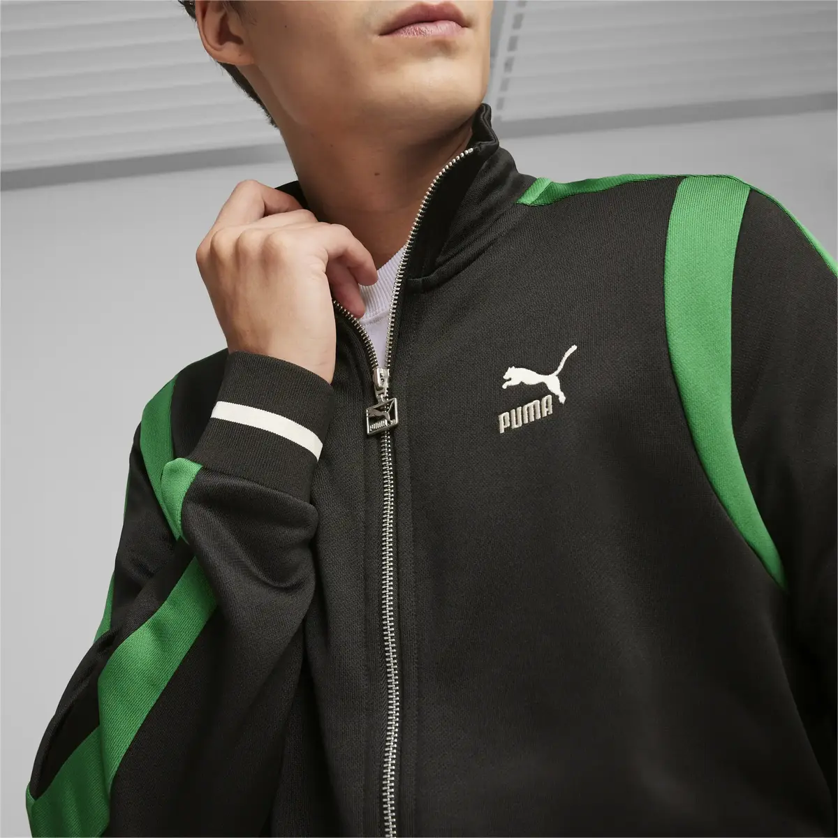 Puma T7 FOR THE FANBASE Track Jacket PT Siyah Erkek Sweatshirt