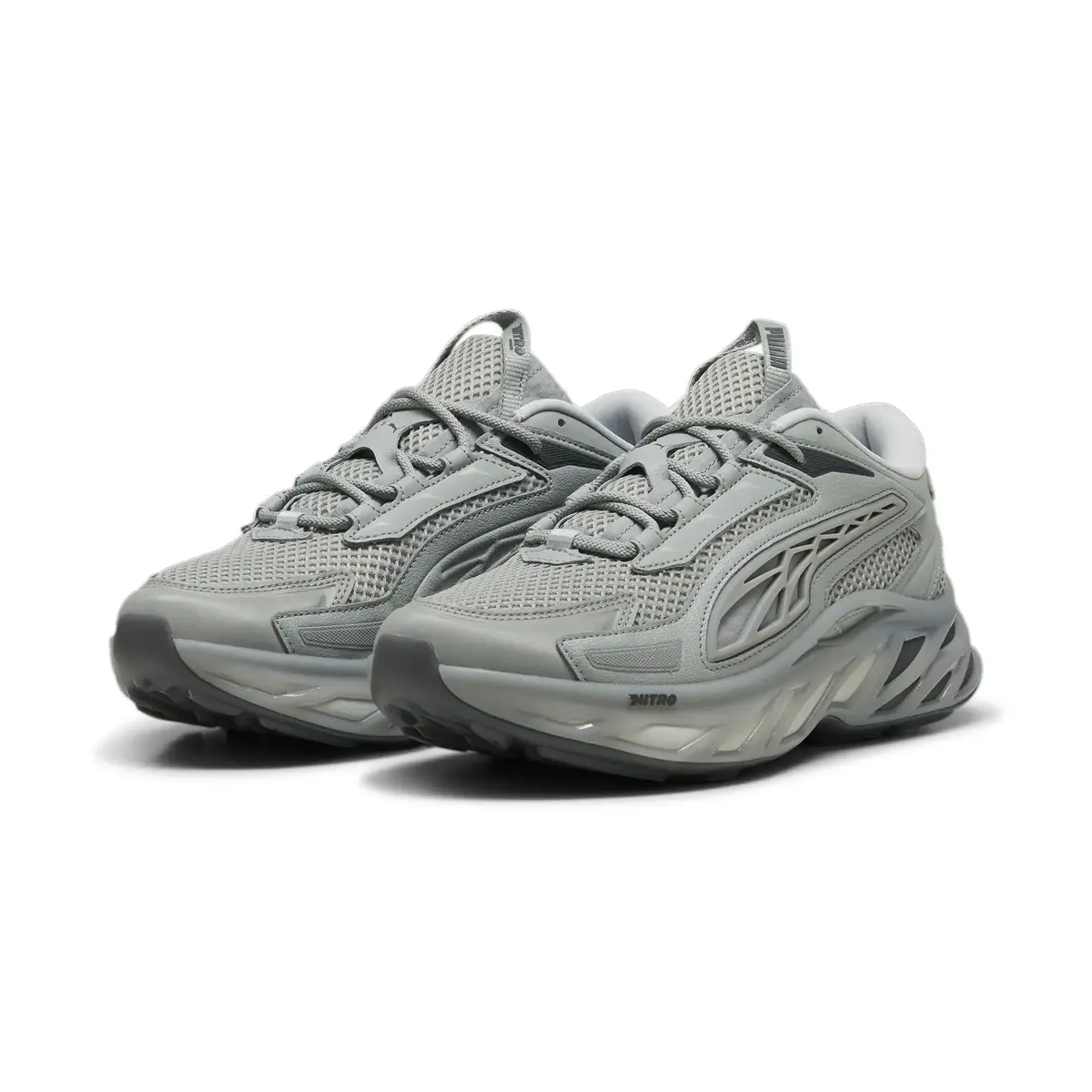 Puma Exotek Nitro Base Gri Unisex Günlük Spor Ayakkabı