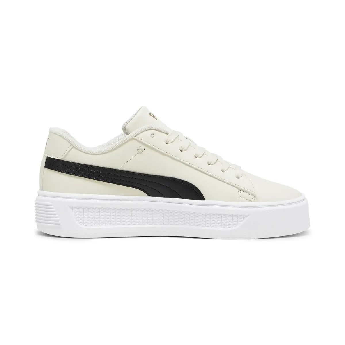 Puma Smash Platform v3 Kırık Beyaz Kadın Günlük Spor Ayakkabı