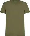 Tommy Hilfiger TOMMY LOGO TEE Erkek Yeşil T-Shirt