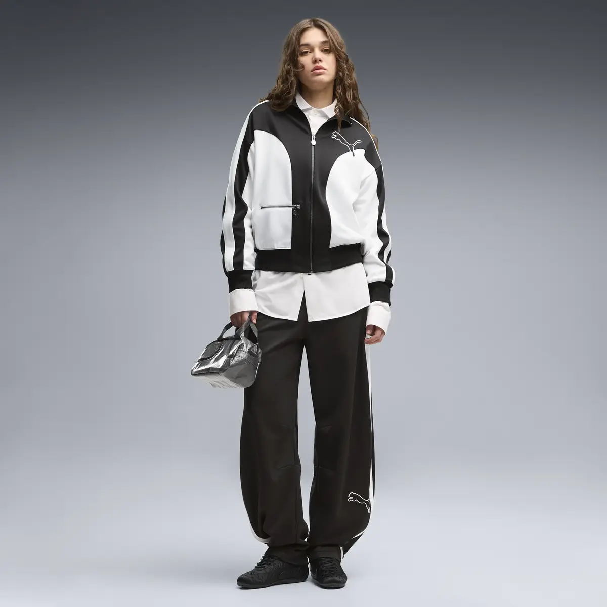 PUMA T7 Barrel Track Pants Siyah Kadın Eşofman Altı