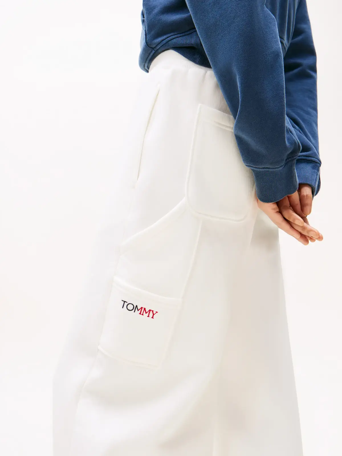 Tommy Hilfiger TJW RWB GRAPHIC TERR, YAD Krem Kadın Eşofman Altı