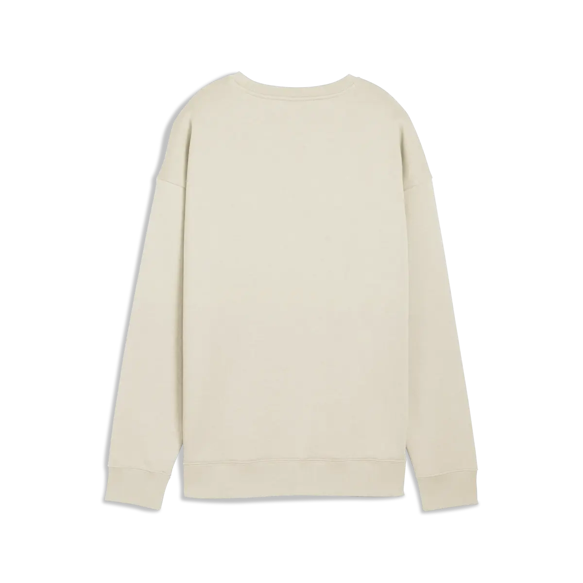 PUMA ESS Small Logo Relaxed Crew Kadın Bej Sweatshirt