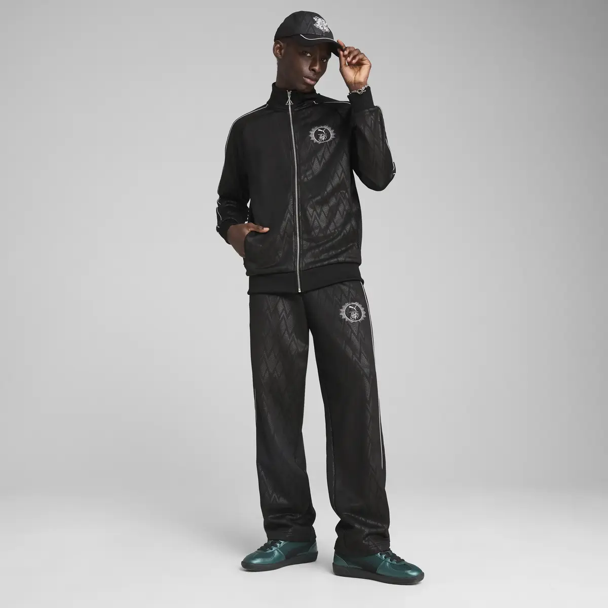 PUMA X HARRY POTTER T7 Jkt Siyah Erkek Fermuarlı Üst