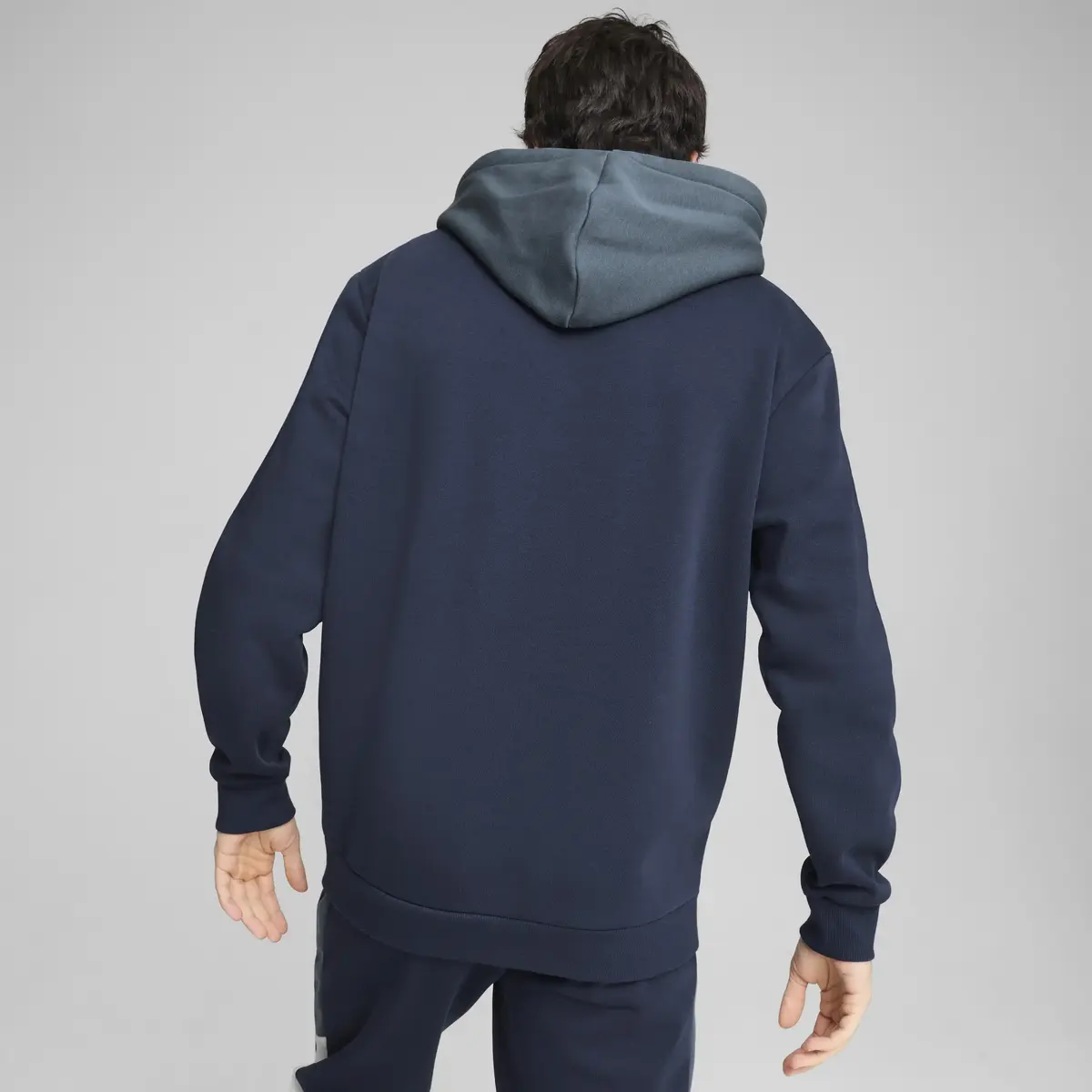 PUMA POWER Colorblock Hoodie FL Siyah Erkek Hoodie