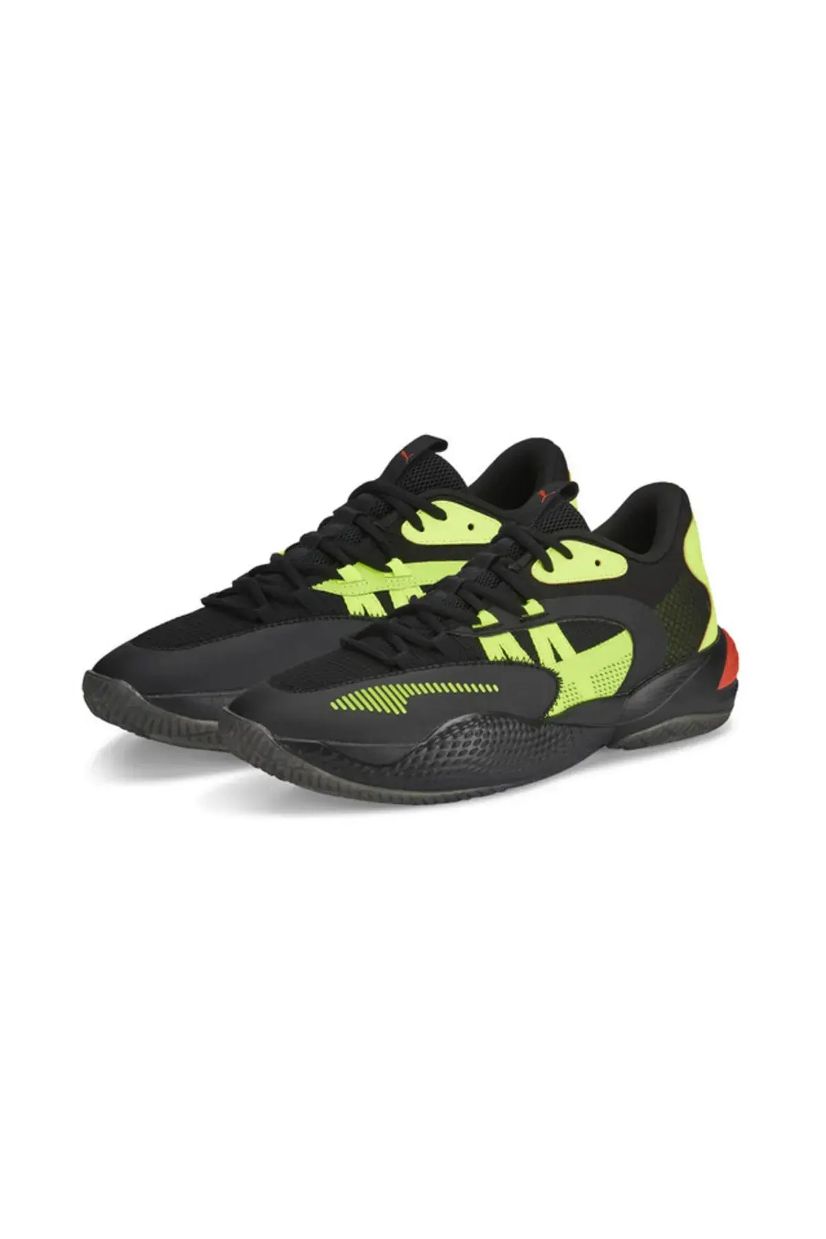 Puma Court Rider 2.0 Glow Stick Siyah Kadın Günlük Spor Ayakkabı