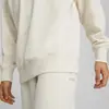 Puma BETTER CLASSICS Relaxed Crew TR Bej Erkek Sweatshirt