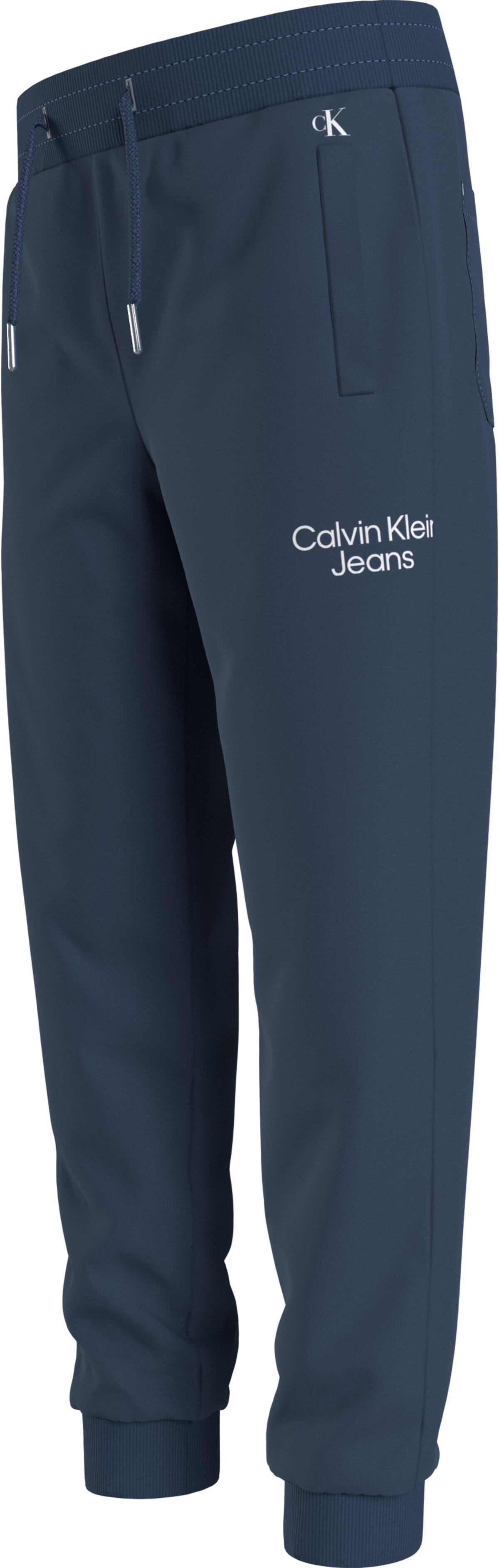 Calvin Klein CKJ STACK LOGO SWEAT Erkek Mavi Eşofman Altı