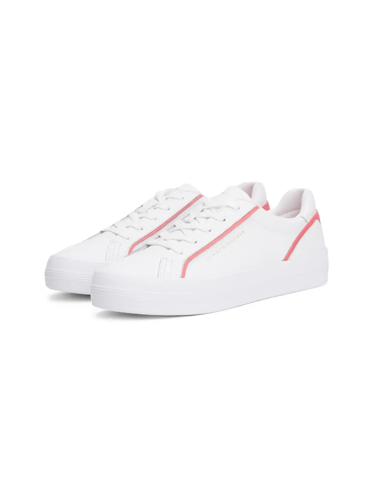 Tommy Hilfiger VULC LEATHER SNEAKER Beyaz Kadın Spor Ayakkabı & Sneaker