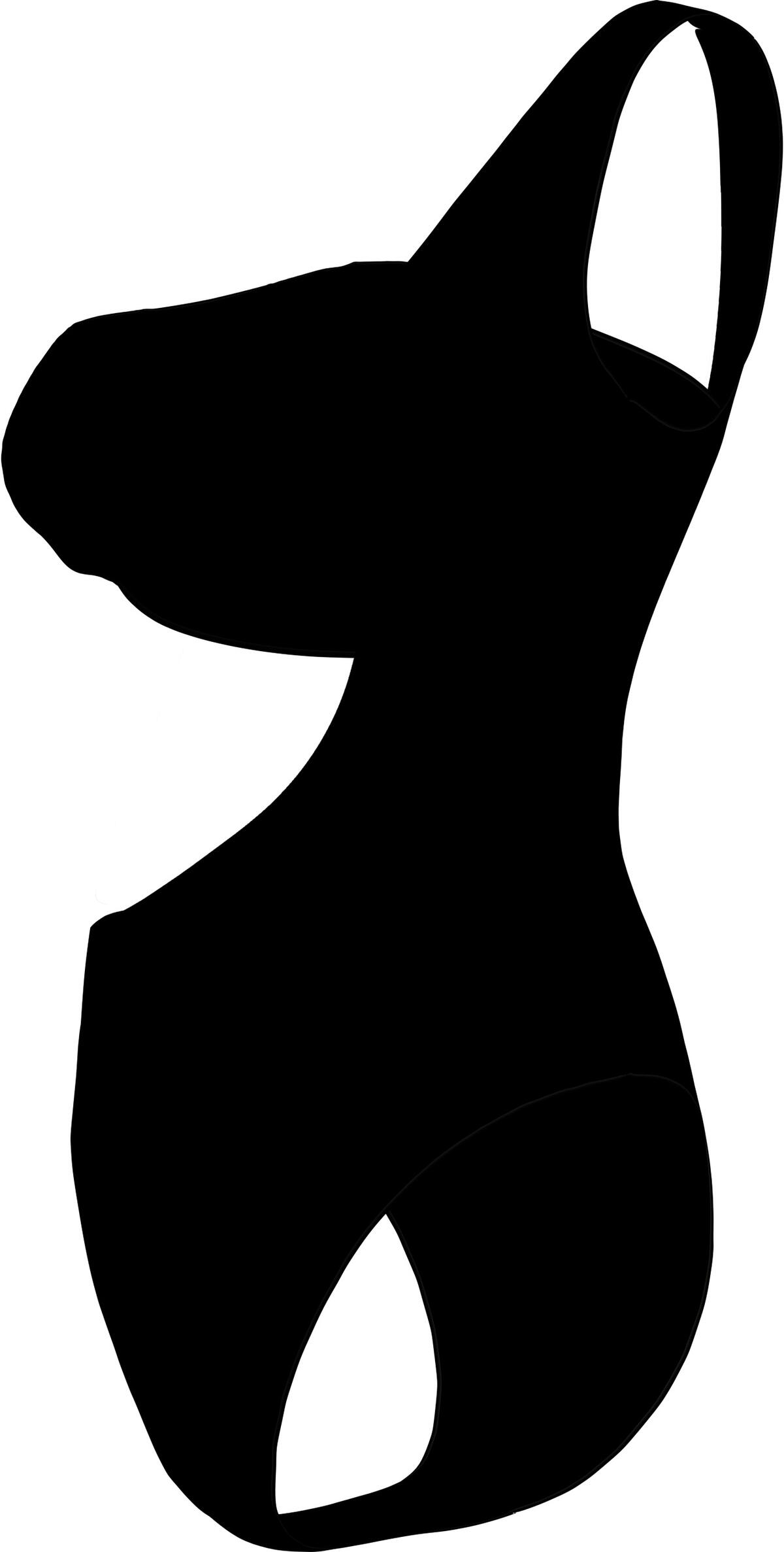 Calvin Klein ONE SHOULDER ONE PIE Kadın Siyah Mayo