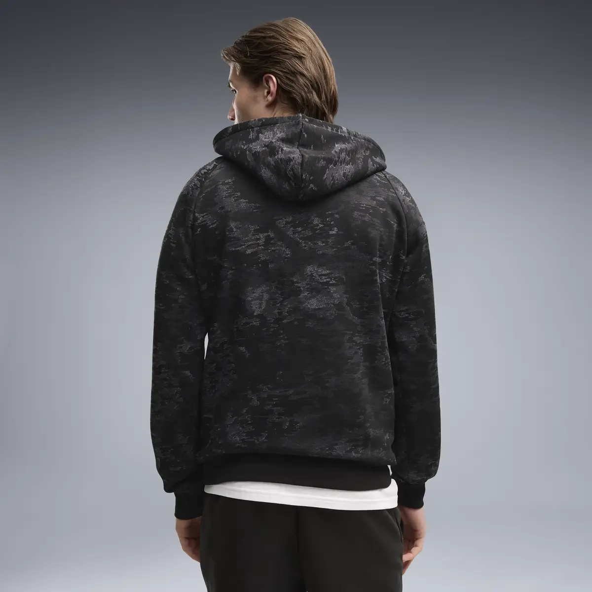 PUMA PUMA SPORT Camo Hoodie Siyah Erkek Sweatshirt