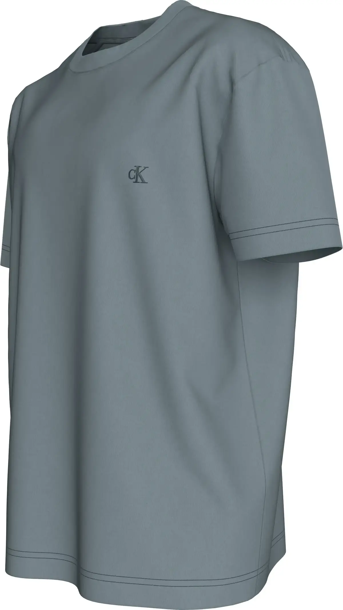 Calvin Klein WASHED PUFF PRINT TE, PC2 Yeşil Erkek T-Shirt & Polo