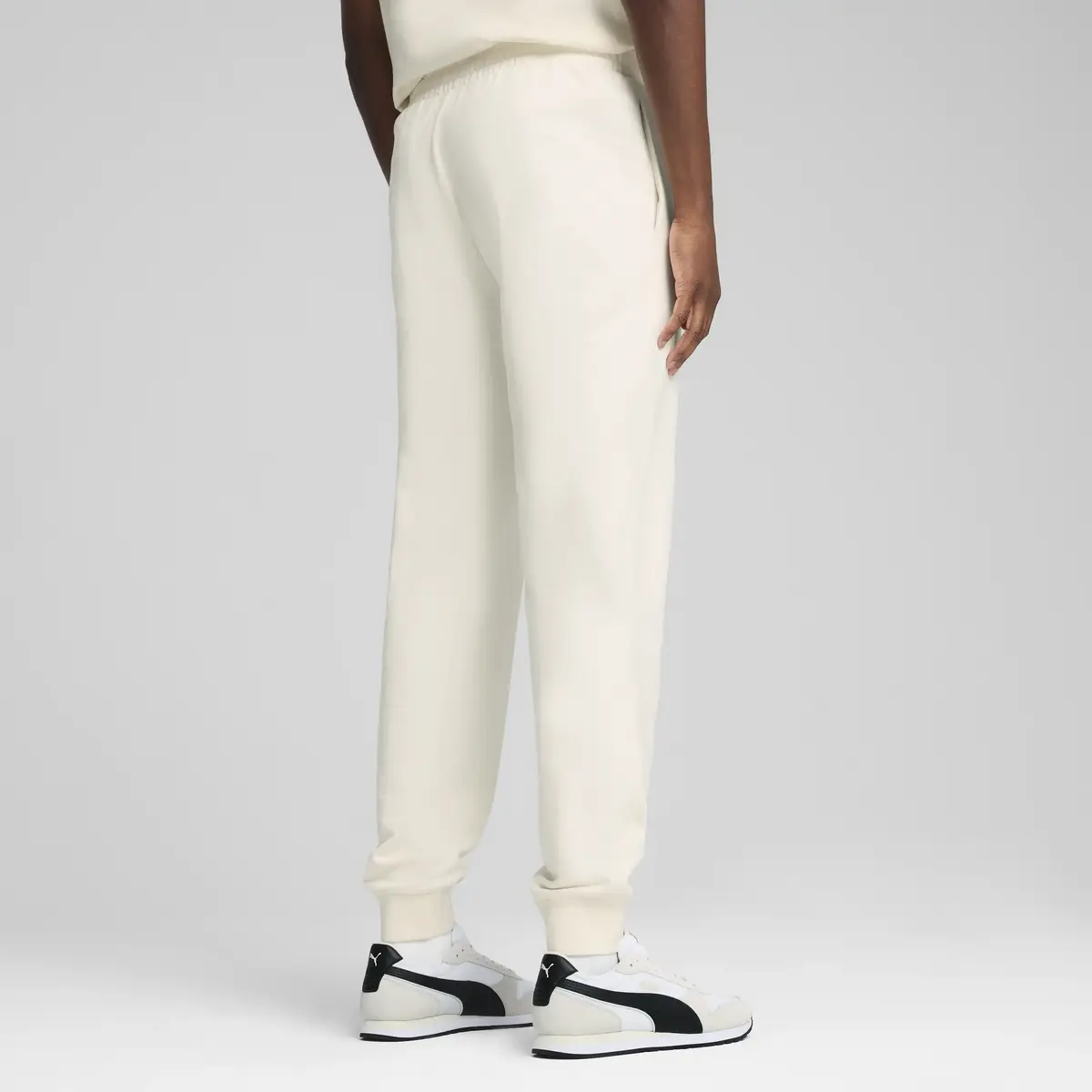 Puma ESS ELEVATED Pants TR cl Krem Erkek Eşofman Altı