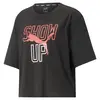 Puma WOMENS GRAPHIC BOXY CROP TEE Siyah Kadın Tank / Kolsuz Üst