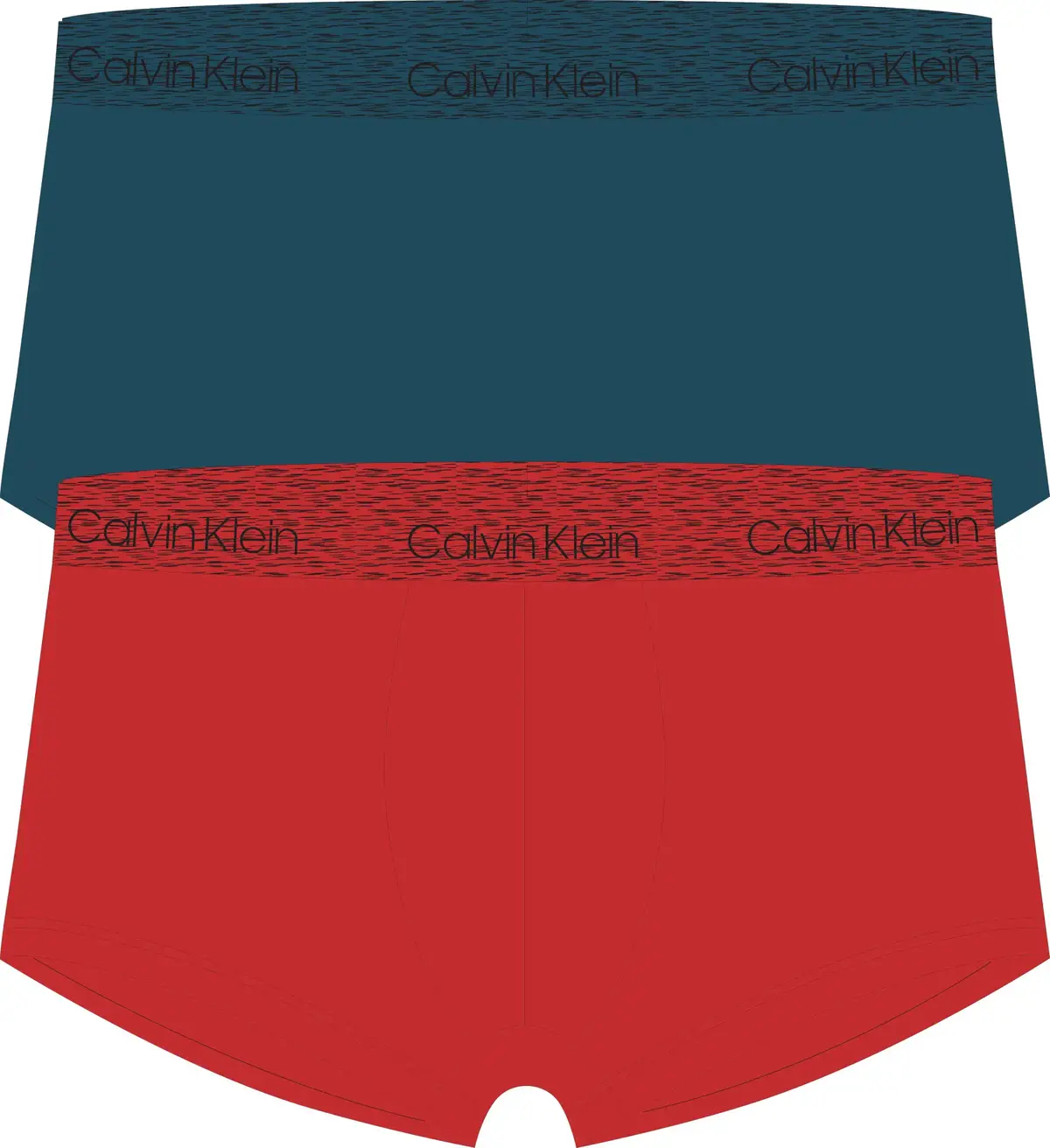 Calvin Klein TRUNK 2PK Erkek Mavi Boxer Set
