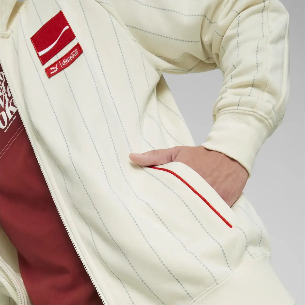 PUMA X COCA COLA T7 Jacket Bej Erkek Ceket