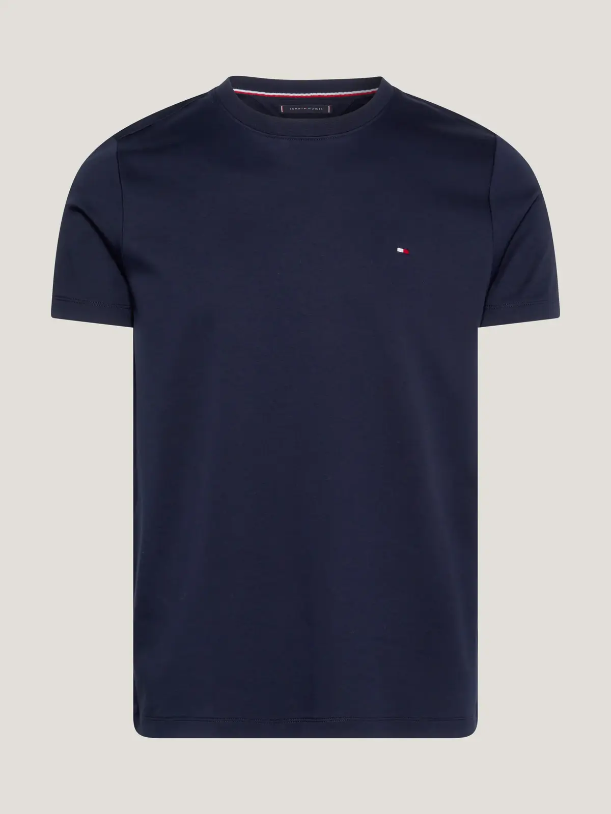 Tommy Hilfiger LUXURY INTERLOCK TEE, DW5 Siyah Erkek T-Shirt & Polo