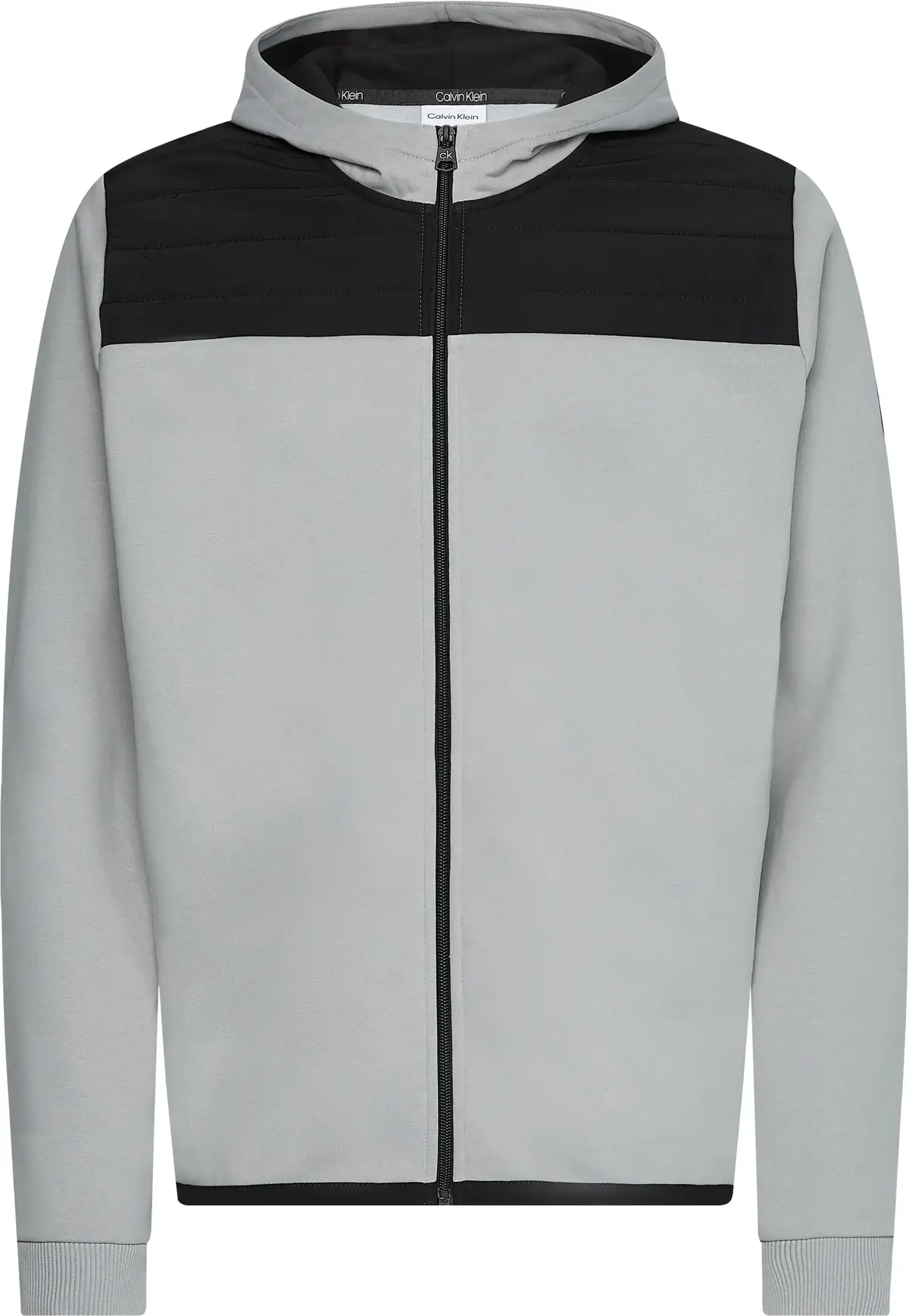 Calvin Klein TECHNICAL ZIP THROUG Erkek Gri Hoodie