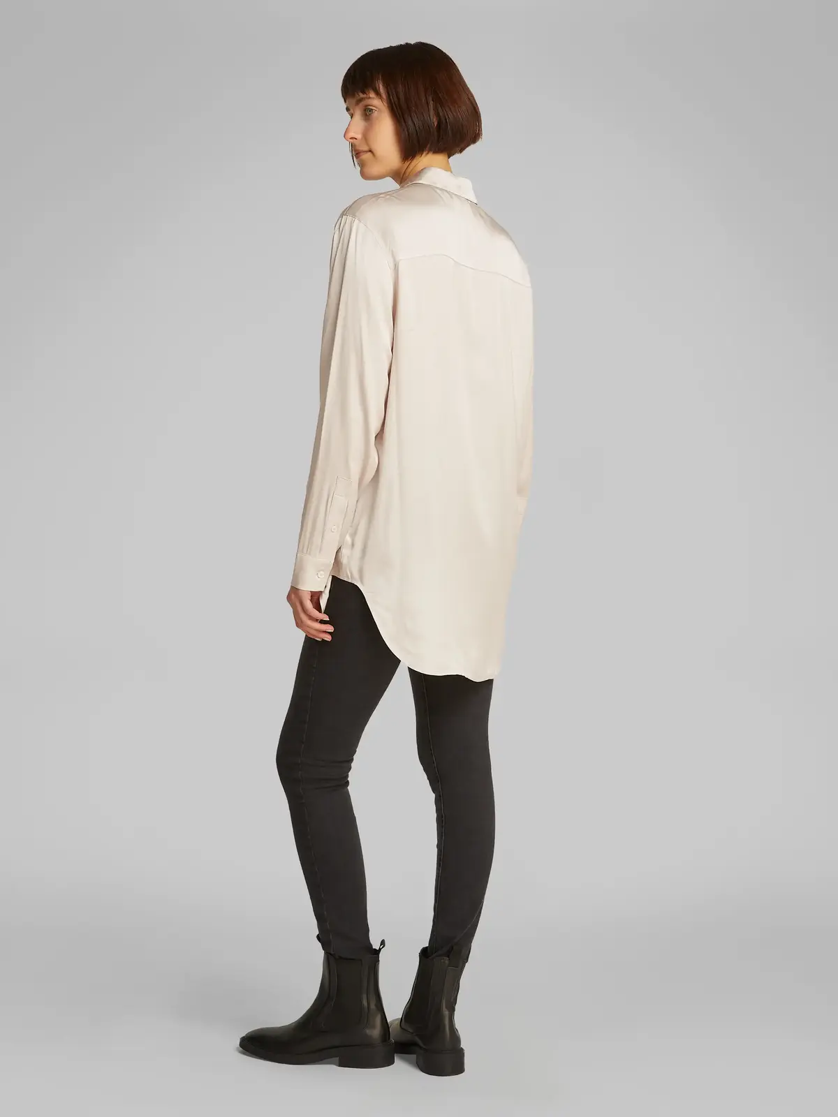 SATIN LONG SLEEVE TO, PDH