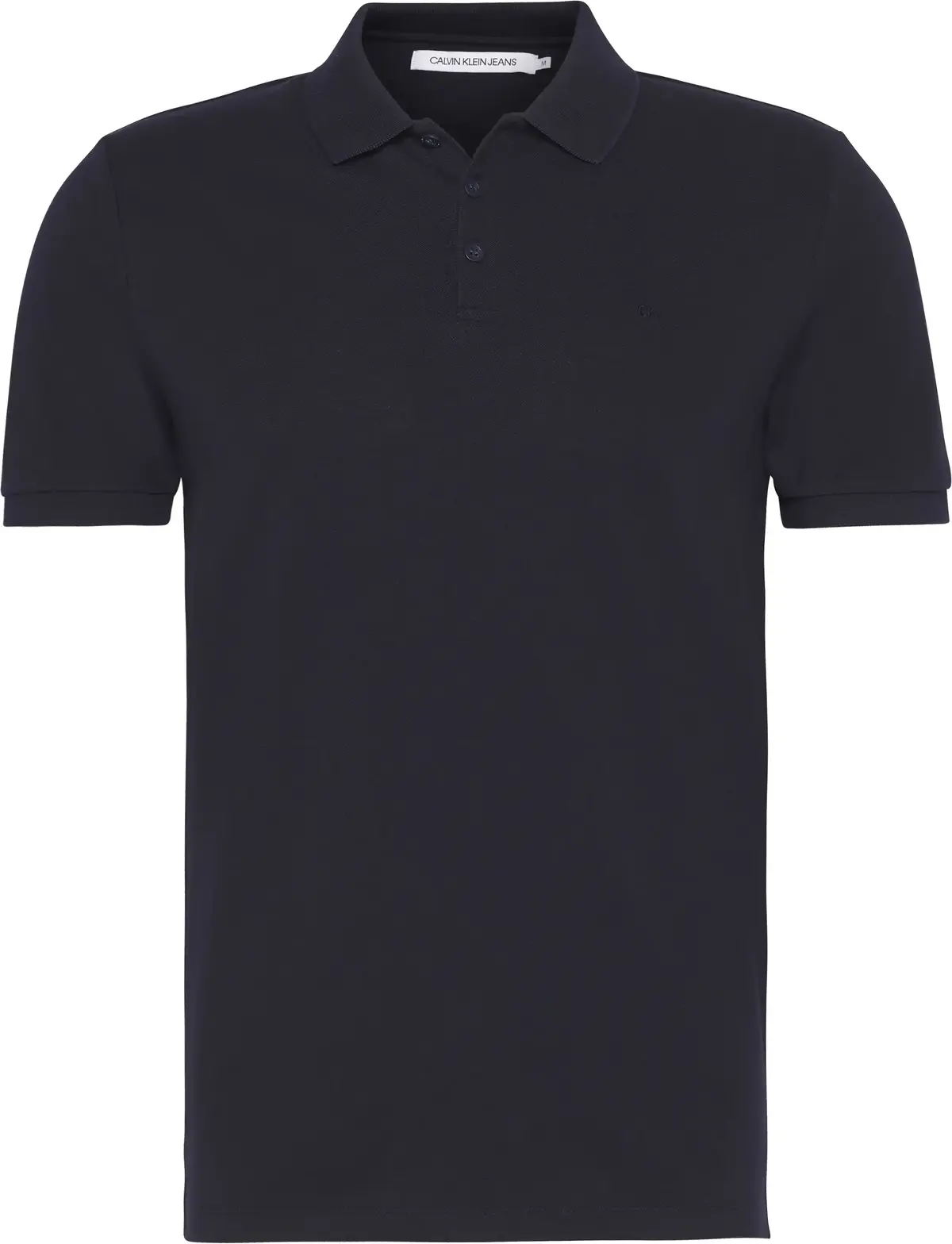 Calvin Klein CORE PIQUE SLIM POLO Erkek Siyah Polo T-Shirt
