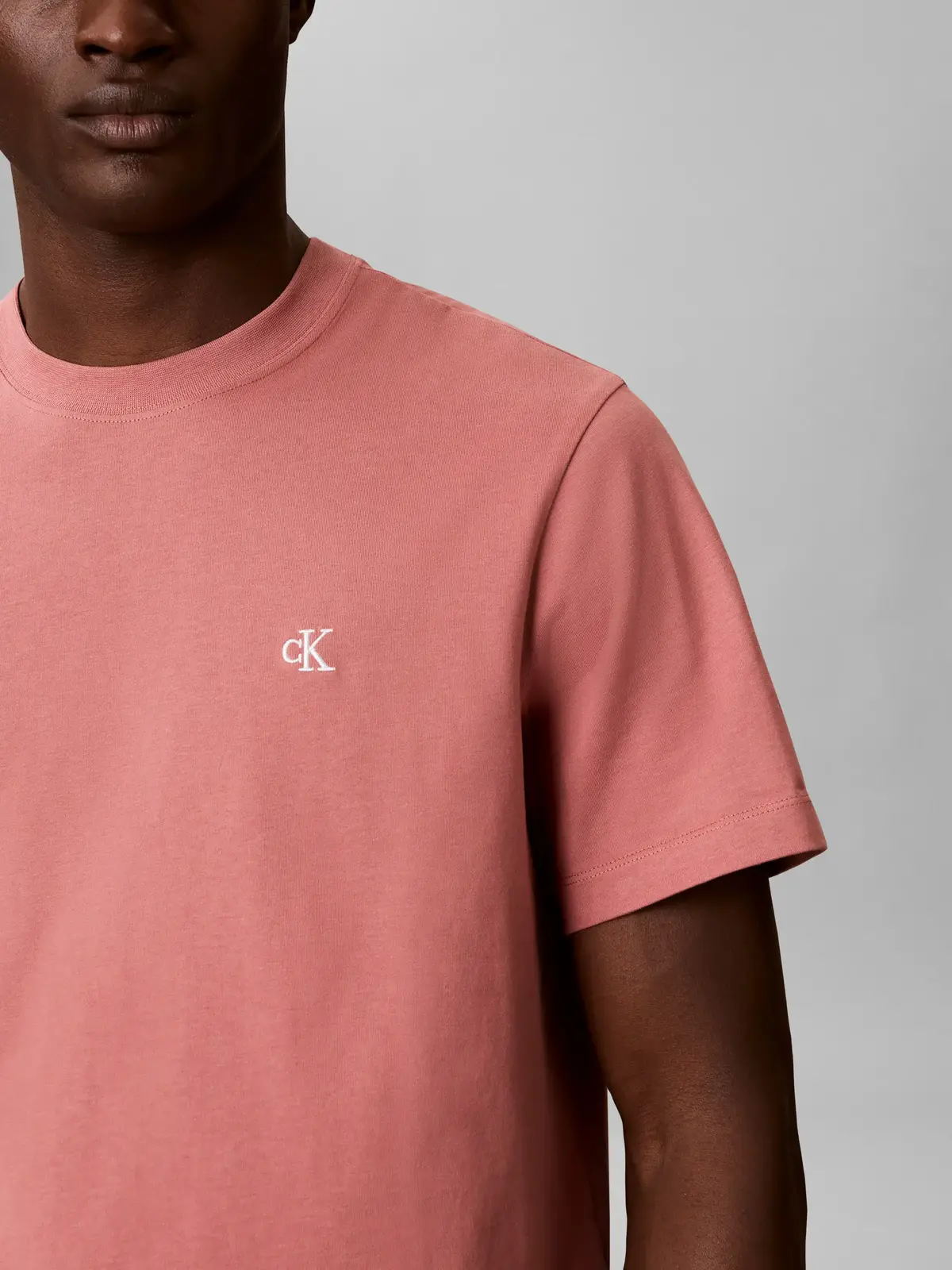 Calvin Klein SS EASY MONOGRAM TEE, GDA Pembe Erkek T-Shirt