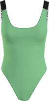 Calvin Klein SCOOP BACK ONE PIECE Kadın Yeşil Mayo