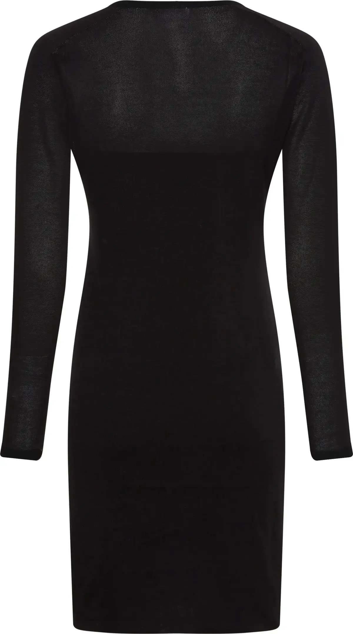 Calvin Klein SHEER KNIT BANDEAU M Kadın Siyah Elbise