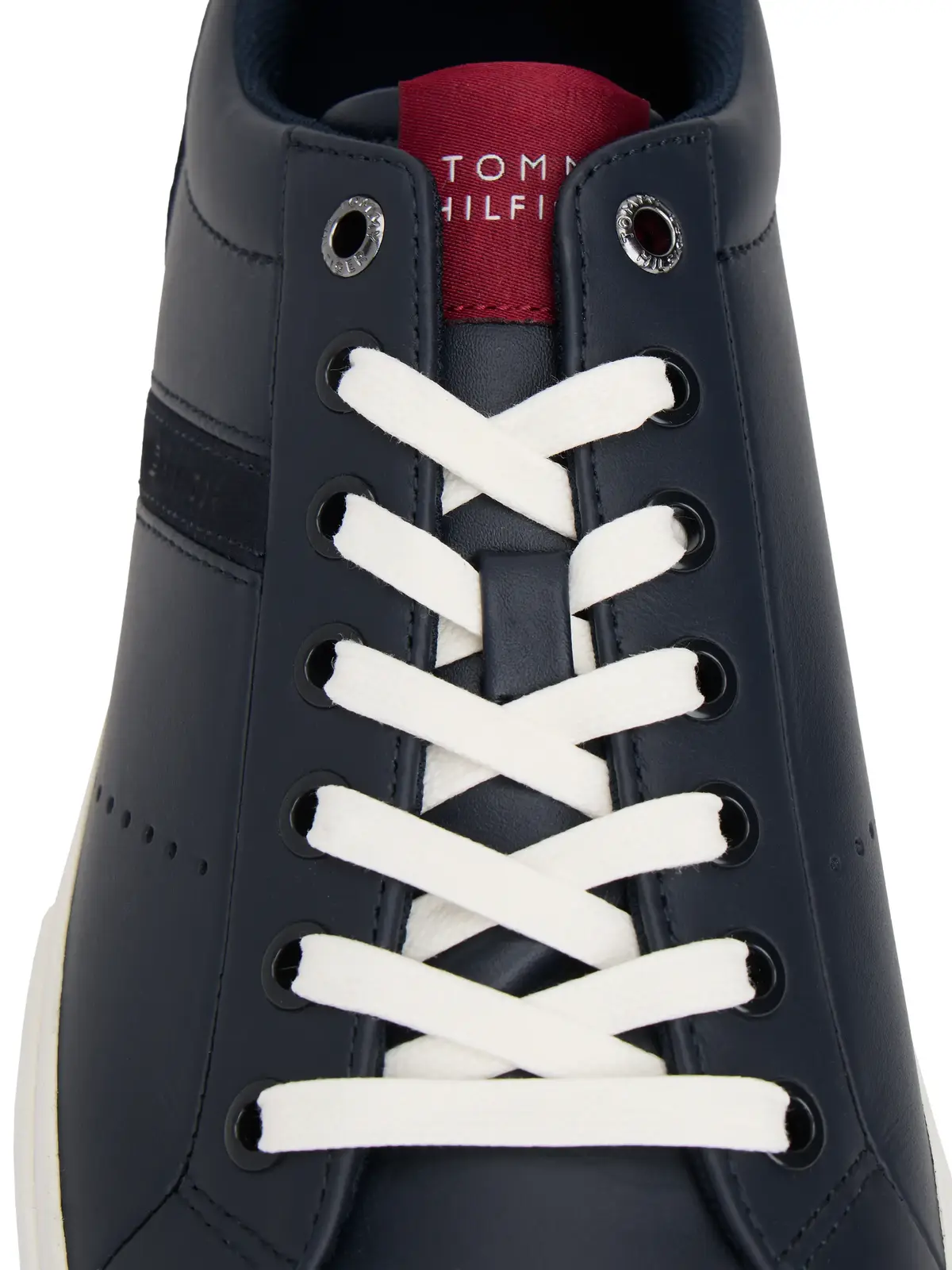 Tommy Hilfiger TH HI VULC LTH STREE Siyah Erkek Günlük Spor Ayakkabı