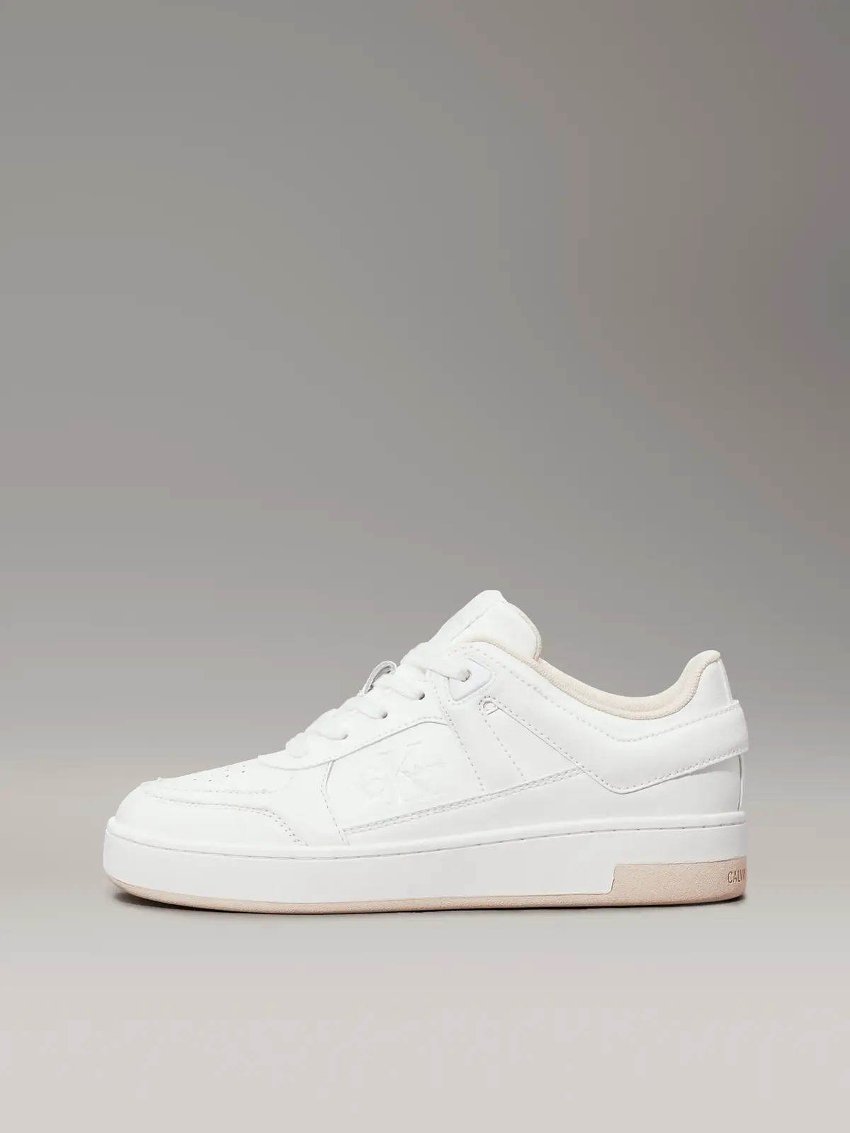 Calvin Klein BASKET CUPSOLE LOW M, 0LA Beyaz Kadın Spor Ayakkabı & Sneaker