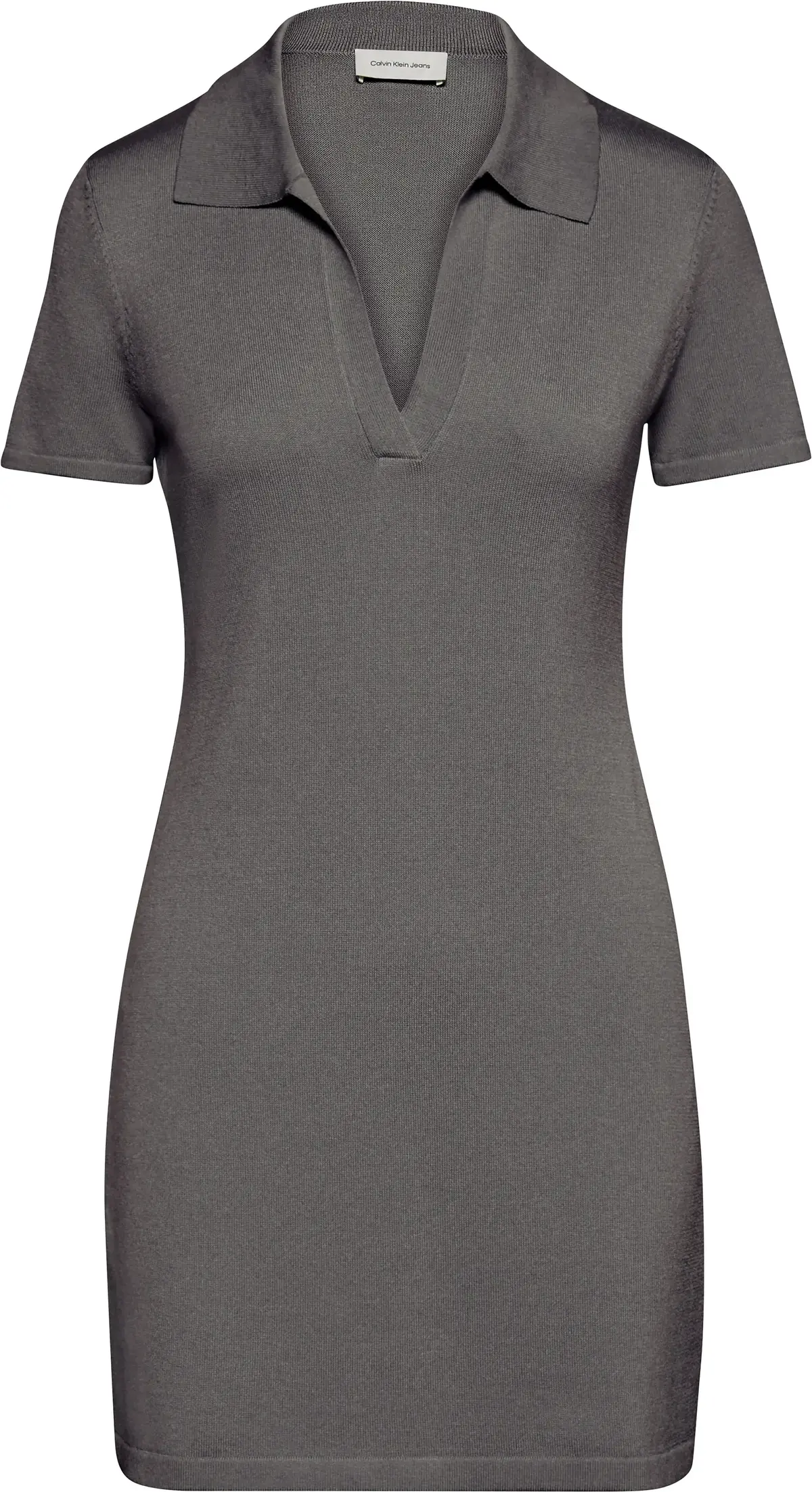 Calvin Klein LIQUID SHINE SS J/CO, PBT Kahverengi Kadın Elbise-Etek