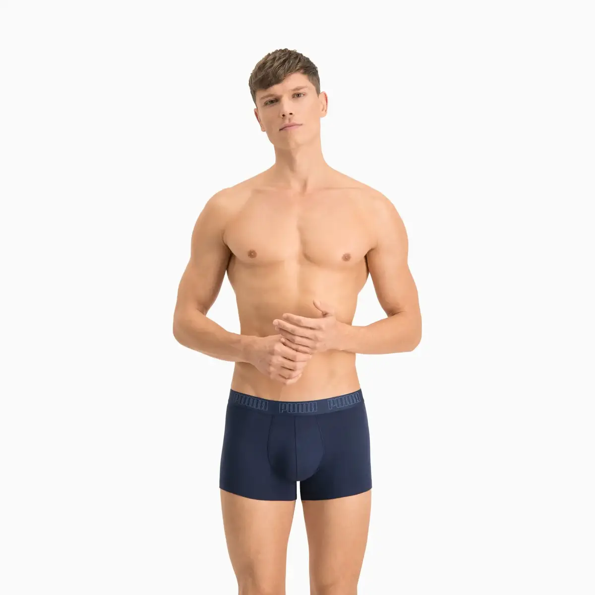 Puma PUMA BASIC TRUNK 2P denim Mavi Erkek 2'li Boxer
