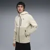 Puma PUMATECH Full-Zip Hoodie DK Krem Erkek Fermuarlı Hoodie